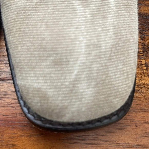 Donald J Pliner Mules Square Toe Heels Womens Sz 7 Beige Tan - Picture 8 of 16